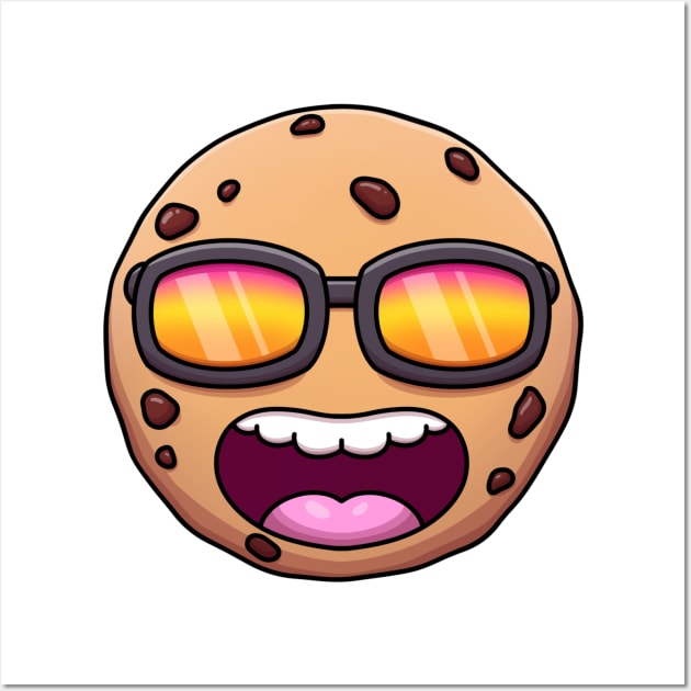 Cool Chocolate Chip Cookie Wall Art by TheMaskedTooner